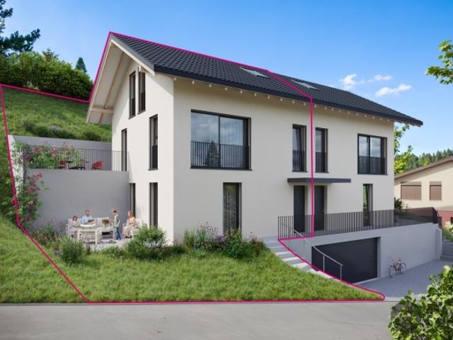 4.5 Zimmer Doppelhaushälfte mit individuellem Ausbau