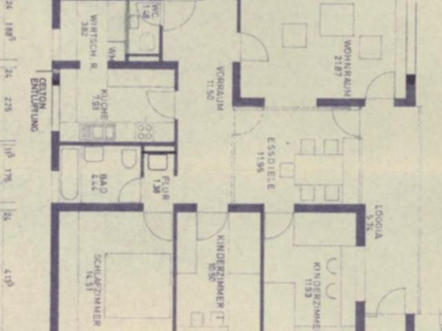 4,5 Zimmer EG Wohnung Stadt nah zu verkaufen