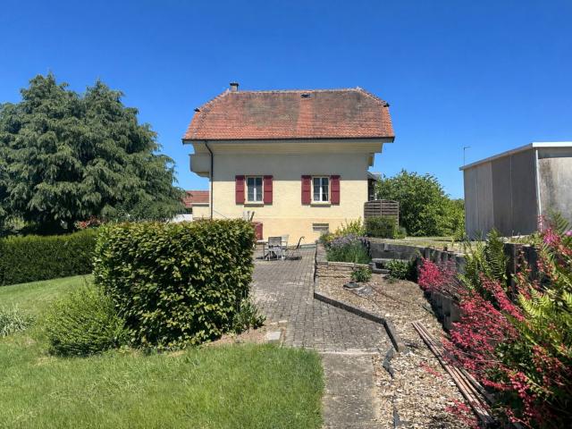 4,5 Zimmer Freihaus mit Reihenhäusern und Garten