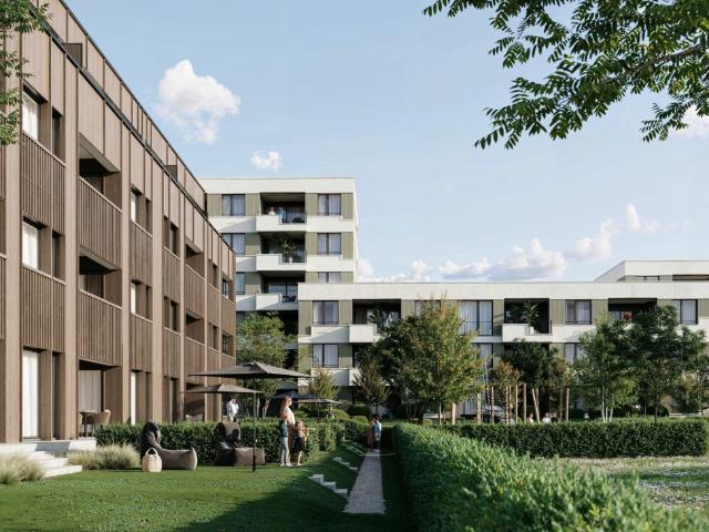 4.5 Zimmer Gartenwohnungen mit 250 m² und 100 m² Gartenanteil