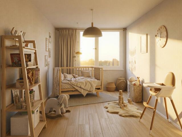 4,5 Zimmer im obersten Stockwerk – Südbalkon