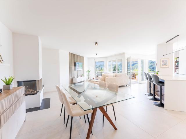 4,5 Zimmer Penthouse Wohnung mit Balkon zum Verkauf in Marly