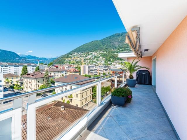 4,5 Zimmer Penthouse in der Nähe des Zentrums von Locarno
