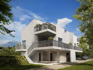 Villa kaufen in Aproz - Parkplatz