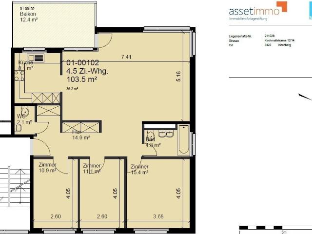 4.5 Zimmer Wohnung