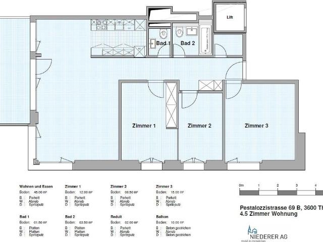 4.5 Zimmer Wohnung