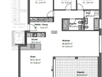 4.5 Zimmer Wohnung