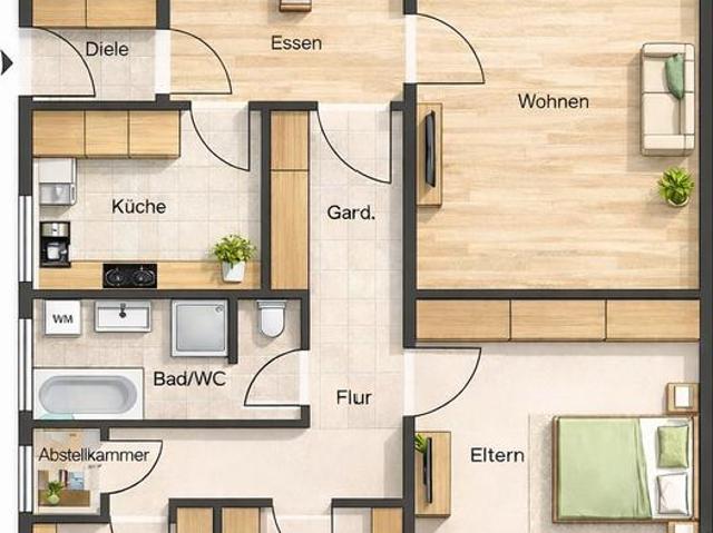 4,5 Zimmer Wohnung auf dem Gigelberg