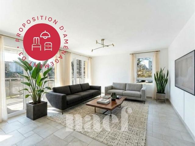 4,5 Zimmer Wohnung im 2. Stock mit Balkon zum Verkauf in Fribourg
