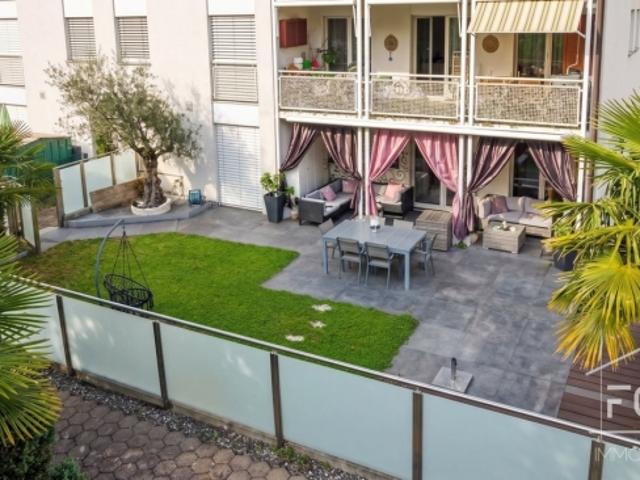 4,5 Zimmer Wohnung in Vouvry mit Terrasse/Garten