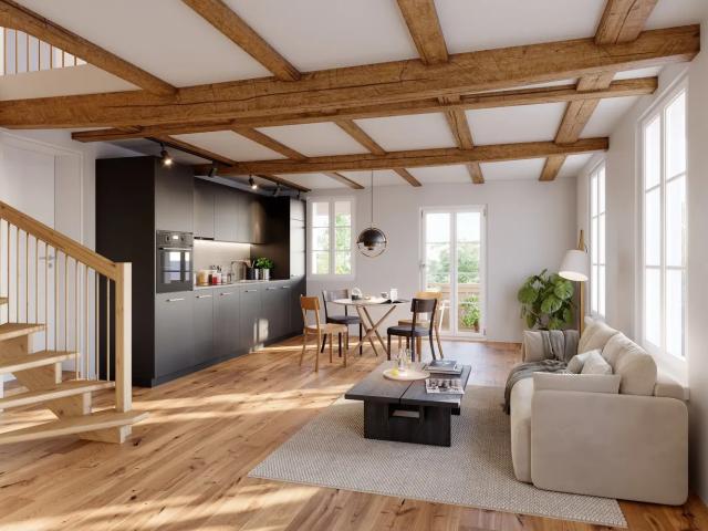 4.5 Zimmer, 102 m², 1. Stock