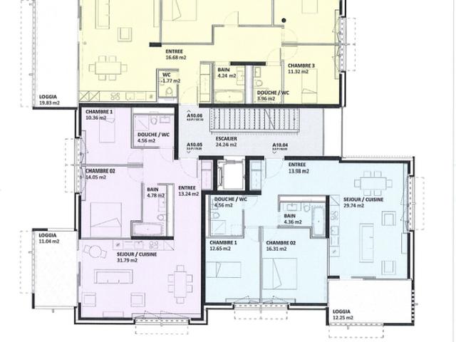 4.5 Zimmer, 107 m², 1. Stock