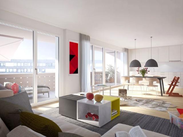 4.5 Zimmer, 113 m², 6. Stock