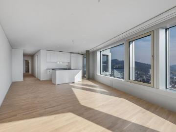 4.5 Zimmer, 118 m², 30. Stock oder höher