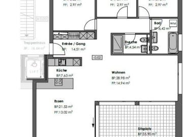 4.5 Zimmer, 120 m², EG