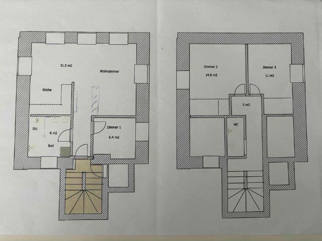 4.5 Zimmer, 75 m², 2. Stock
