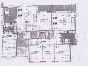 4.5 Zimmer, 86 m², 3. Stock