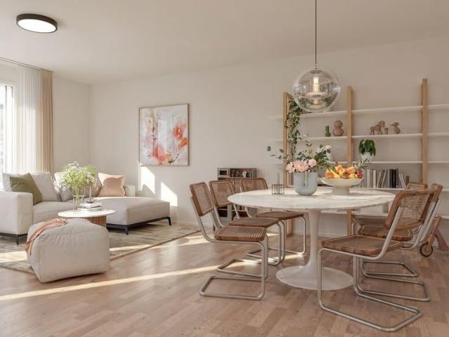 4.5 Zimmer, 93 m², 2. Stock