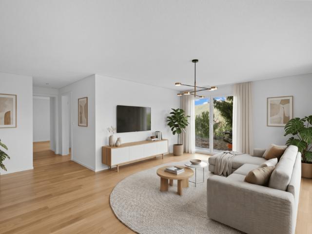 4.5 Zimmerwohnung EG mit Garten