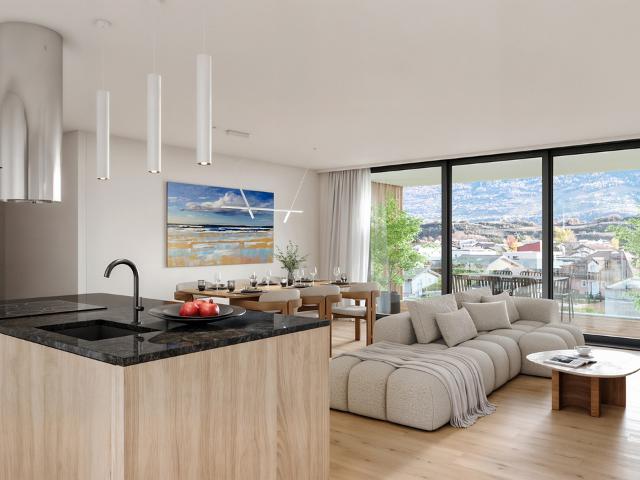 4,5 Zimmerwohnung – Los C3 – Les jardins de Plan Conthey