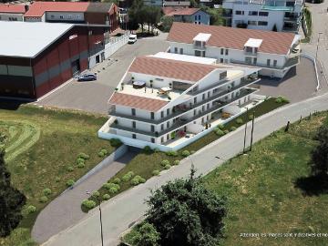 Rossemaison Neue 4.5 Zimmer Minergie P Wohnung mit Balkon