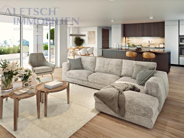 4.5 Zimmerwohnung mit grosser Loggia in Steg
