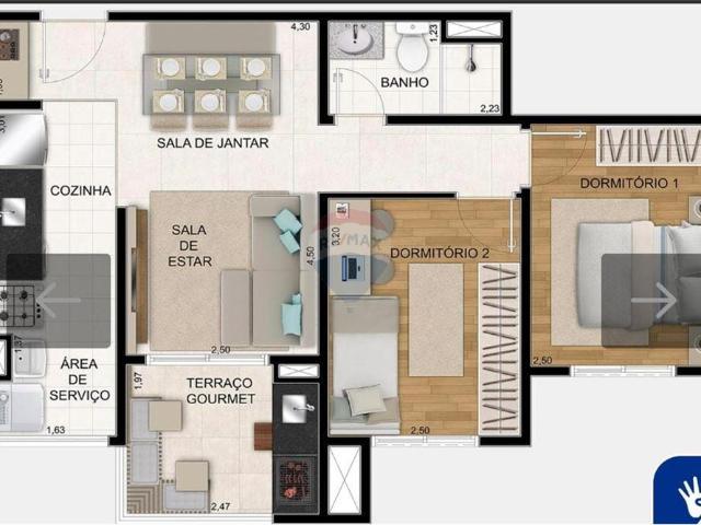 53 Área Útil Apartamento Alugar, 2 Dormitórios localizado em Rua Lázaro Suave,233 Bussocaba, 000 Parque Chico Mendes Bussocaba, Osasco, São Paulo, 06040 470 | Brasil