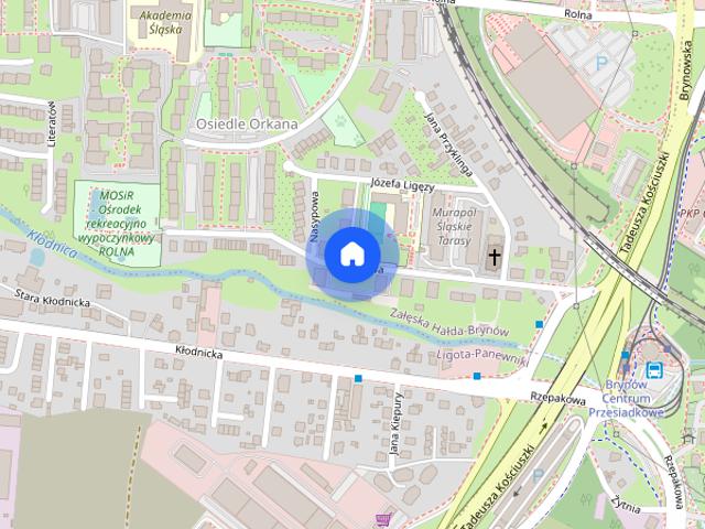 53 m² 3 pokoje Widok na zieleń Katowice – Brynów Nasypowa