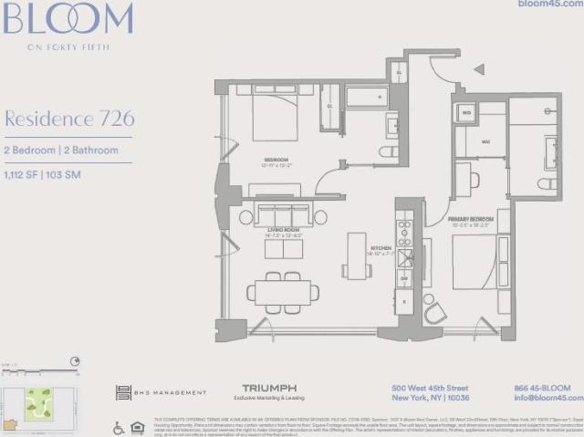 500 West 45th Street, Unit 726