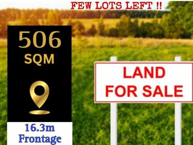 506 SQM LOT ! Grab the deal at best price Secure Now !