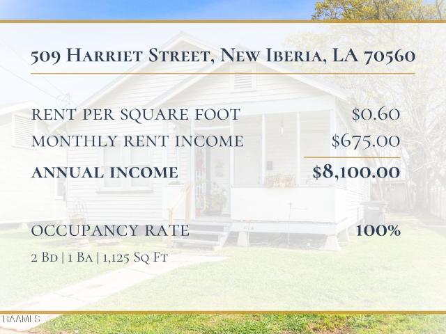 509 Harriet St, New Iberia, LA 70560 | MLS #RA2600002