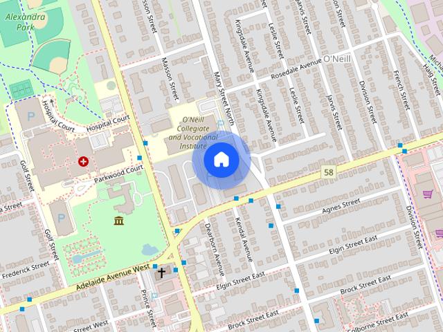 50 Adelaide Ave E and 290 & 300 Mary St N — 2 Bedroom 1 Bath