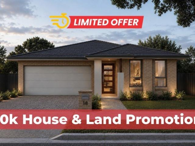 $50k House & Land Package Promotion! Fixed BASIX! Last few lots remaining, don't miss out!