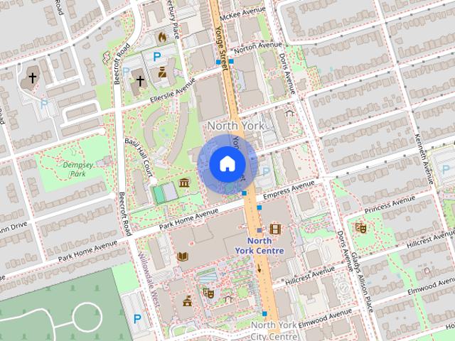 5168 Yonge Street condo — 2906 5168 YONGE STREET, Toronto ON 2.0 Bedroom 2 Bedroom