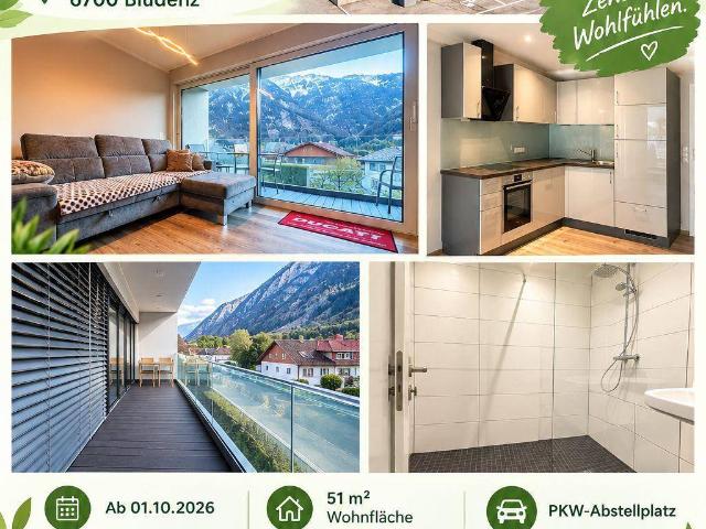 51 m² Wohnung mit Terrasse in Bludenz zu vermieten