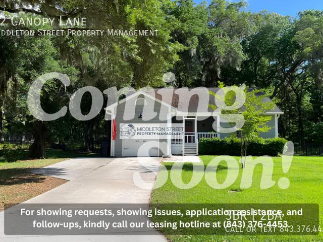 COMING SOON 52 Canopy Lane