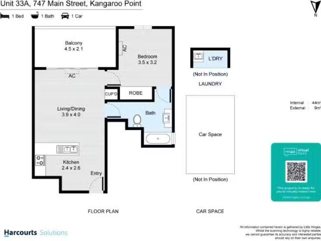52a/747 Main Street, KANGAROO POINT Apartment for rent Listed.