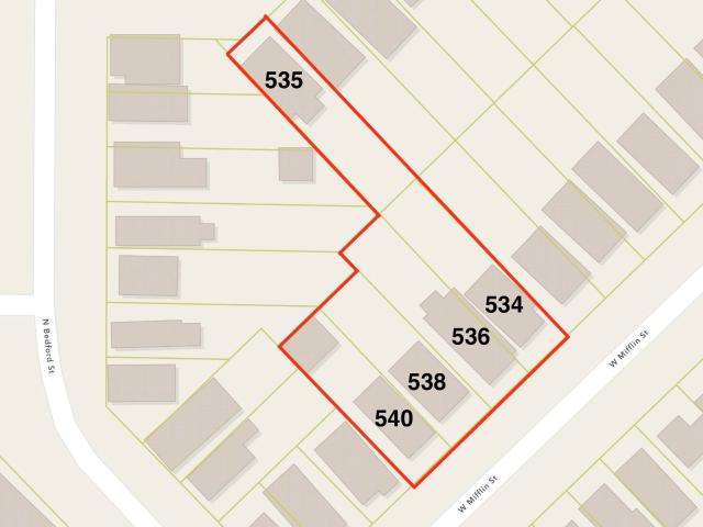 534,536,538,540 W Mifflin & 535 W Dayton Street
