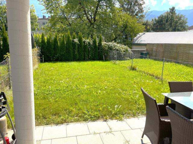 57qm 1 Zimmer Wohnung mit Terrasse u. Garten inkl. 2 Parkplätze