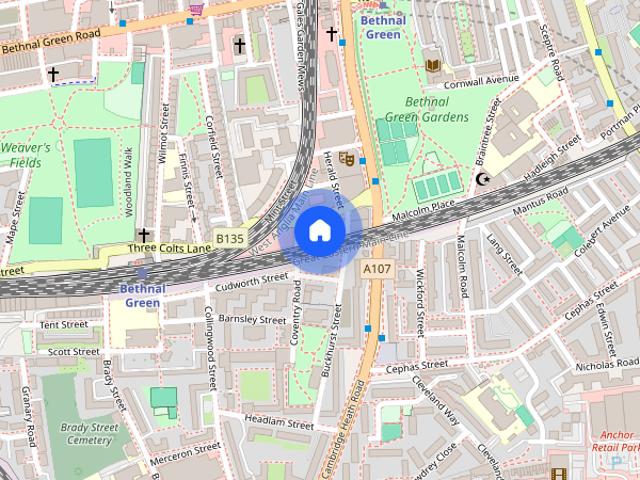 54 Three Colts Lane, London, E2