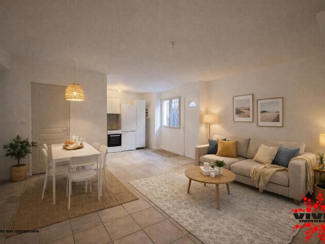 54m², 3 pièces en location à Cruzy 595 € par mois