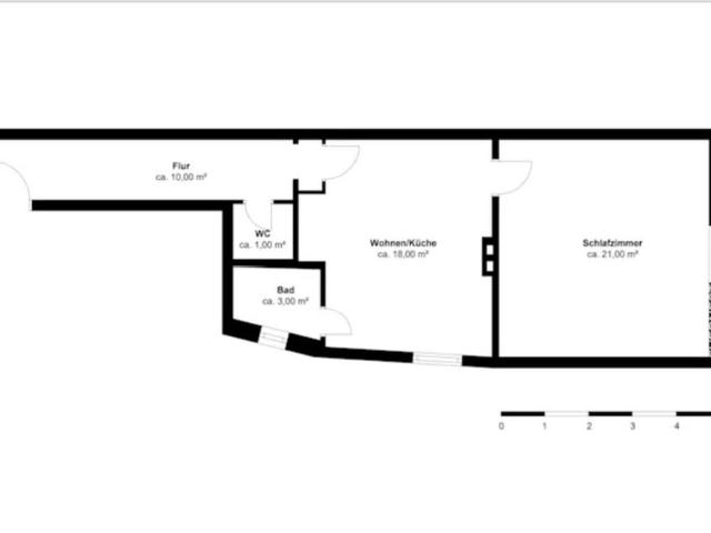 54qm Wohnung zu vermieten möbliert und bezugsfertig