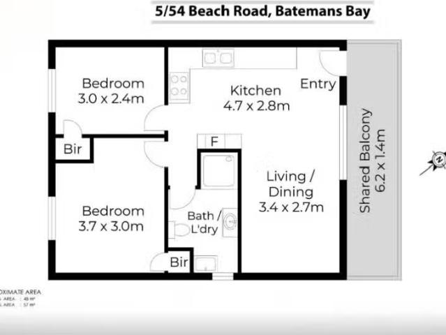 5/54 Beach Road, Batemans Bay Apartment for rent Listed by Ja.