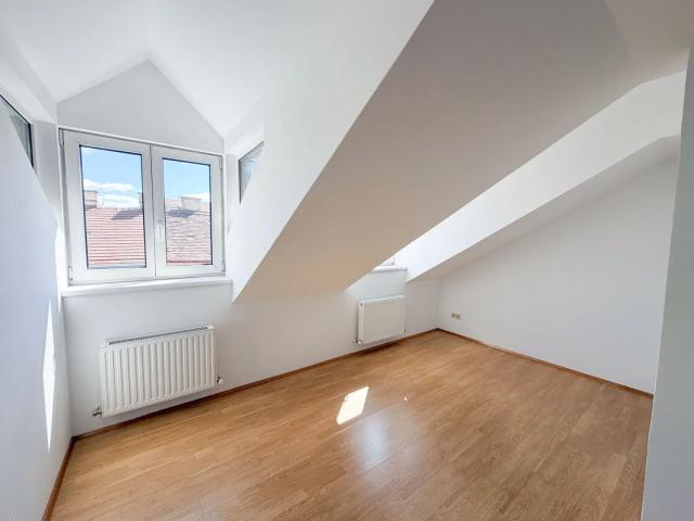 55 m2 Zwei Zimmer Dachgeschosswohnung mit 4,6 m2 Terrasse in der Haberlgasse zu vermieten! Nähe Thaliastraße