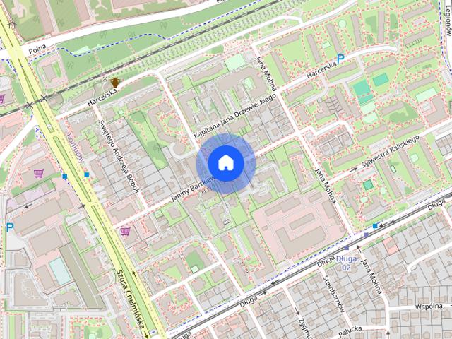55 metrowe, Bartkiewiczówny, z tarasem i garażem