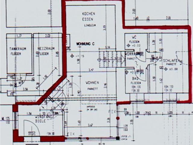 56,40m² Erdgeschoßmietwohnung in Aich