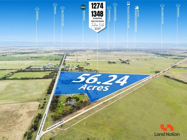 56.2 Acres with Dual Road Frontage on Melton's edge