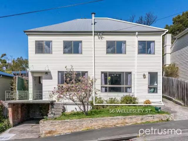 56 Wellesley Street, South Hobart Apartment for rent Listed b.
