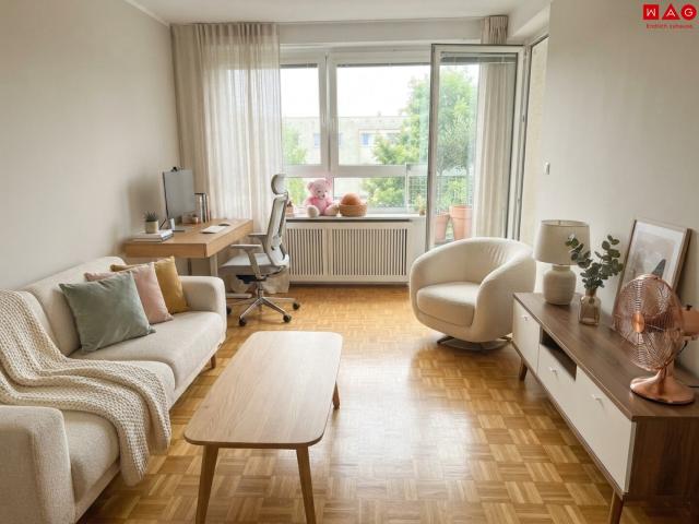56 m² zum wohlfühlen – 2 zimmer wohnung mit loggia im 5. geschoß