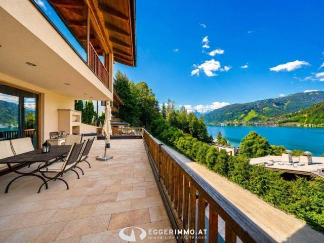 5700 Zell am See  ETWAS BESONDERES ! Luxuriöse Architektenvilla, ca. 350m² Wohnfläche, Terrasse, Lift im Haus, Garage,Schwimmhalle,Sauna